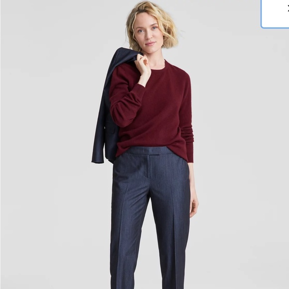 Charter Club 100% Cashmere Women's Petite Long-Sleeve Crewneck Sweater, size PM - Picture 10 of 13